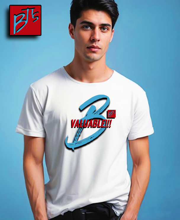 B'T's Unisex Classic "B" "VALUABLE" B-Shirt